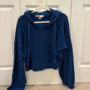 Free People Beach Blue Hoodie